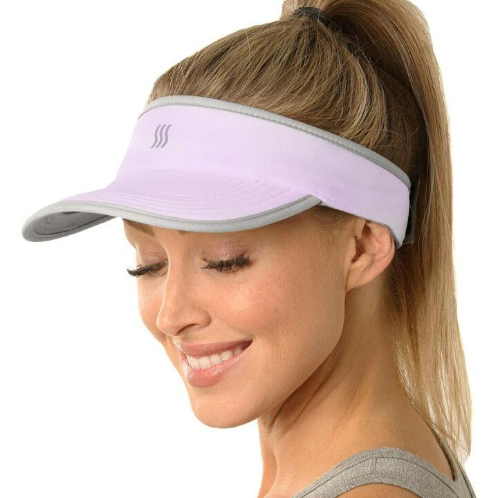 SAAKA Women's Sports Visor - Soft and Adjustable