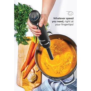 Chefman 300-Watt Immersion Blender with 12 Speeds and Turbo