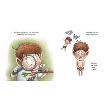 Oliver West! It's Time to Get Dressed! Educational Children's Book
