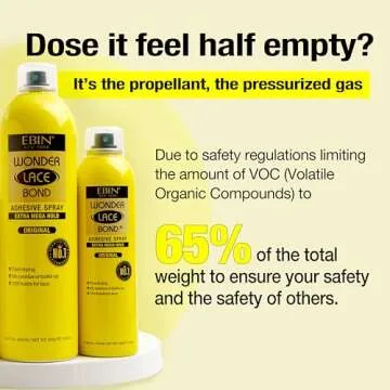 EBIN NEW YORK Wonder Lace Bond Adhesive Spray - Extra Mega Hold 14.2oz / 400ml