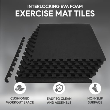 Versatile Fitvids EVA Foam Puzzle Exercise Mat for Home Gym