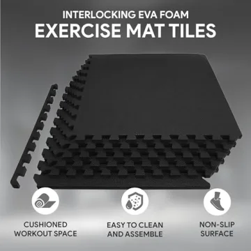 Versatile Fitvids EVA Foam Puzzle Exercise Mat for Home Gym