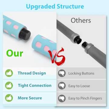 Adjustable Pilates Bar & Resistance Bands for Home Workouts