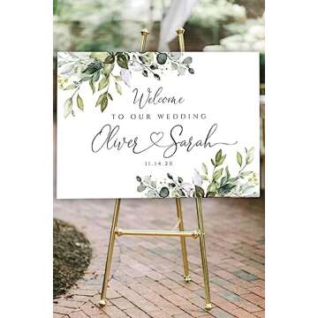 Personalized Wedding Welcome Sign, Custom Wedding Sign, Welcome To Our Wedding Sign, Wedding Sign Board, Wedding Signs, Wedding Outdoor Sign