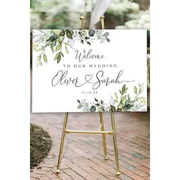Personalized Wedding Welcome Sign, Custom Wedding Sign, Welcome To Our Wedding Sign, Wedding Sign Board, Wedding Signs, Wedding Outdoor Sign