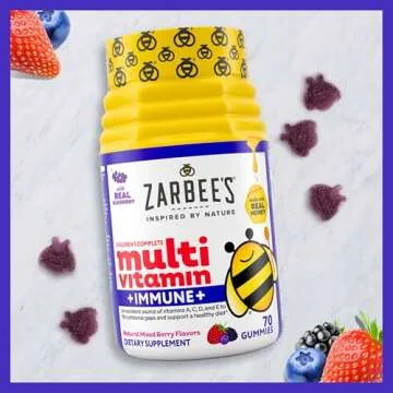 Zarbee's Kids Multivitamin Gummies with Immune Support, 70 Count