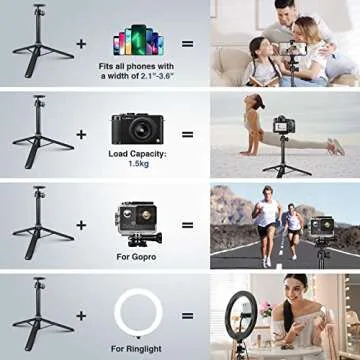 62" Tripod & Selfie Stick for All Phones – iFongsh