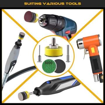 185 PCS Sanding Disc Set for Wood and Metal Projects