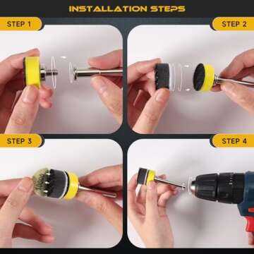 185 PCS Sanding Disc Set for Wood and Metal Projects