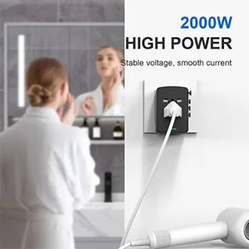 Universal Travel Adapter with 33.5W PD & QC for 160 Countries