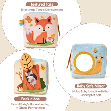 hahaland Baby Tissue Box Toy for Infants-Educational Fun 6-12 Months