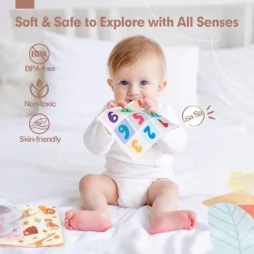 hahaland Baby Tissue Box Toy for Infants-Educational Fun 6-12 Months