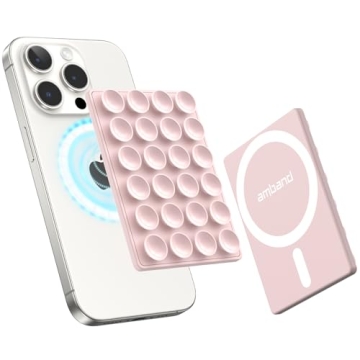 Magnetic Suction Phone Mount for MagSafe - Light Pink