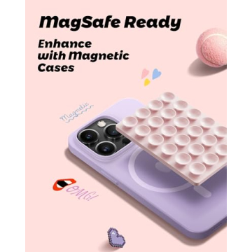 Magnetic Suction Phone Mount for MagSafe - Light Pink