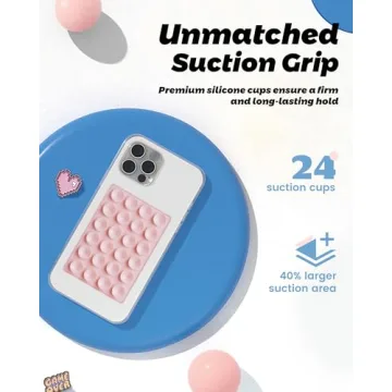 Magnetic Suction Phone Mount for MagSafe - Light Pink