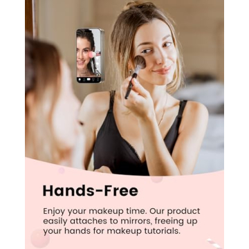 Magnetic Suction Phone Mount for MagSafe - Light Pink