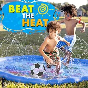 SplashEZ 89’’ Extra Large Splash Pad for Family Fun