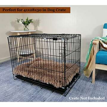 Coohom Deluxe Plush Bed for All Dogs and Cats