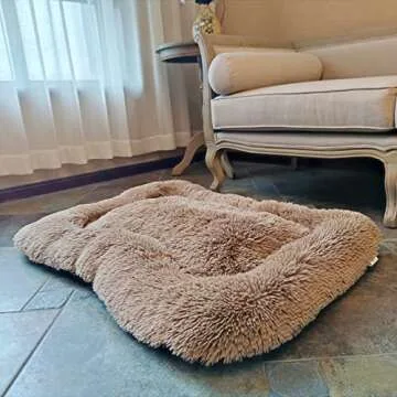 Coohom Deluxe Plush Bed for All Dogs and Cats