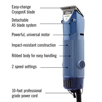 Oster A5 Animal Clipper for Fast Pet Grooming with 2 Speeds