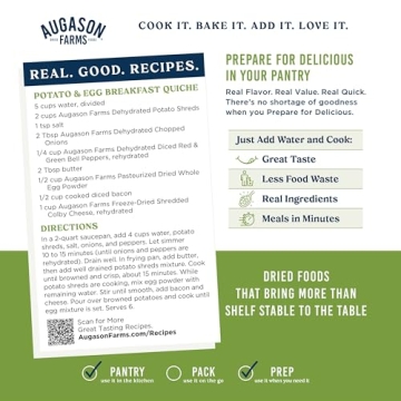 Augason Farms Dehydrated Potato Shreds for Every Meal