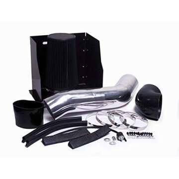 INTAKEKAI KIT COMPATIBLE FOR 2003-2007 Hummer H2 6.0 6.0l / 2008 2009 Hummer H2 6.2 6.2L (BLACK)