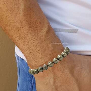 Stylish Pyrite Bracelets for Protection and Healing