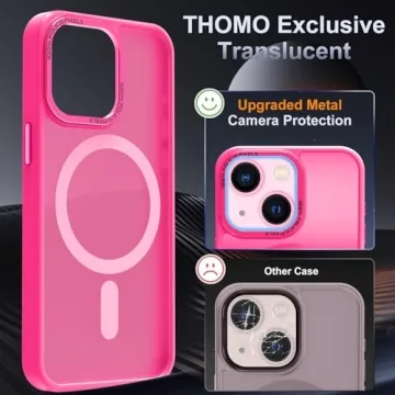 Thomo Strong Magnetic Case for iPhone 13/14 in Hot Pink