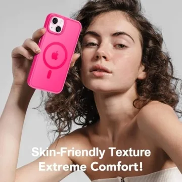 Thomo Strong Magnetic Case for iPhone 13/14 in Hot Pink