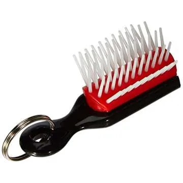Denman Mini Keyring Hairbrush - Perfect for Touch-Ups