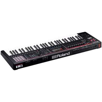 Roland Synthesizer (FANTOM-06), Black, 61-Key