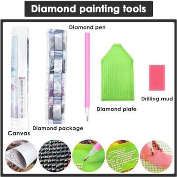 Yomiie 5D Diamond Art Painting Kits for Home Décor