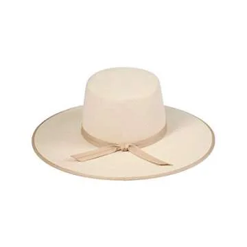 Lack of Color Women's Ivory Rancher Wool Boater Hat (Ivory, Small (55 cm))