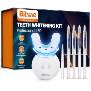 Bitvae LED Teeth Whitening Kit - Fast, Safe & Sensitive Teeth Friendly