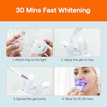 Bitvae LED Teeth Whitening Kit Safe Fast Sensitive Teeth