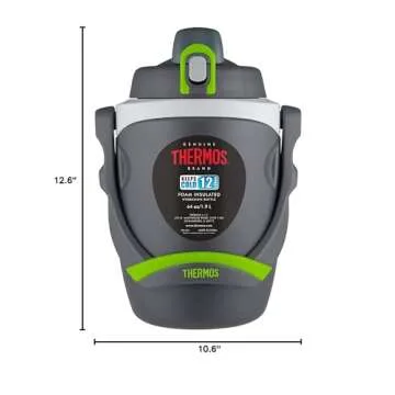 Thermos 64 Ounce Foam Insulated Hydration Bottle in Charcoal