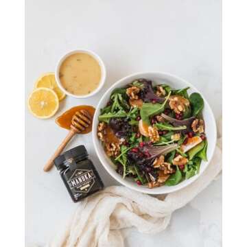 Kiva Raw Manuka Honey Certified UMF 20+, MGO 850+ 100% Pure New Zealand Honey - Non-GMO, Traceable, Non-Glyphosate (8.8 oz)