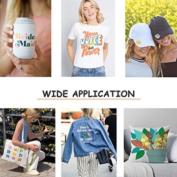 HTVRONT 80 Pack HTV Vinyl Bundle for T-Shirts and Crafts