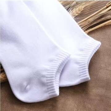 FORMEU Women's Ankle Socks 8 Pairs Low Cut Cotton Classic Casual Socks Slim-fit Non Slip Breathable ...