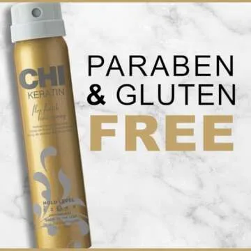 CHI Keratin Flex Finish Hair Spray, Lightweight Spray For Long-Lasting, Smooth Styling, Eliminates F...