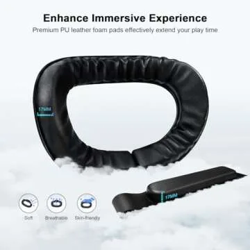 M AMVR Comfort Head Strap Compatible with Meta Quest 3S/Quest 3 Accessories, 0.45 LB Elite Strap Adjustable Headstrap for Less Facial Pressure