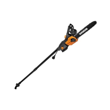 Worx 8 Amp 10" Electric Pole Saw for Easy Trimming