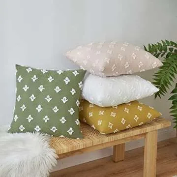 Elegant EMEMA Jacquard Throw Pillow Covers for Home