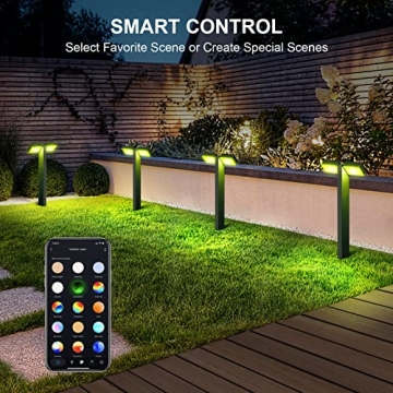 Smart Low Voltage Landscape Lights 4 Pack - XMCOSY+