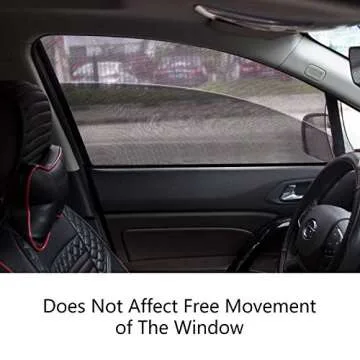Breathable Car Window Shades for UV Protection & Comfort