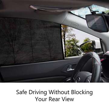 Breathable Car Window Shades for UV Protection & Comfort