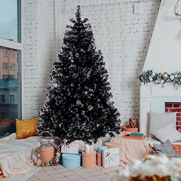 6FT 1,300 Tips Eco-Friendly Christmas Tree for Holiday Decor