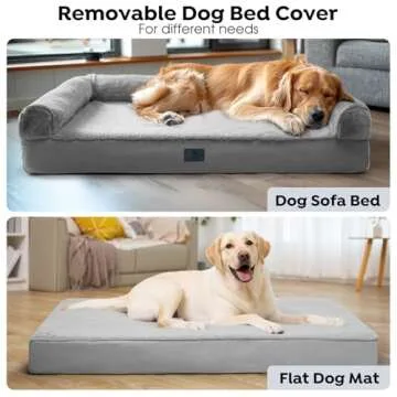 Veehoo XXL Washable Dog Bed for Large Dogs - Orthopedic