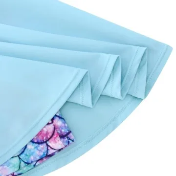 Mermaid Tankini Swimsuit for Little Girls Size 7-8