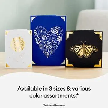 Cricut Foil Transfer Insert Cards R40, Easy Release Foil to Craft Cricut Cards, Create Birthday Cards, Thank You Cards, Compatible with Cricut Joy/Maker/Explore Machines, Celebration Sampler (12 ct)